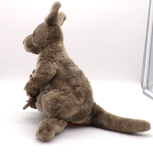 Wild Republic Kangaroo Plush with Baby Joey Pouch Mom 12" Stuffed Animal Toy - Picture 5 of 12